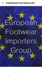 Mobile Screenshot of europeanfootwear.com.au