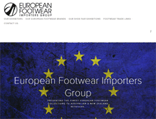 Tablet Screenshot of europeanfootwear.com.au